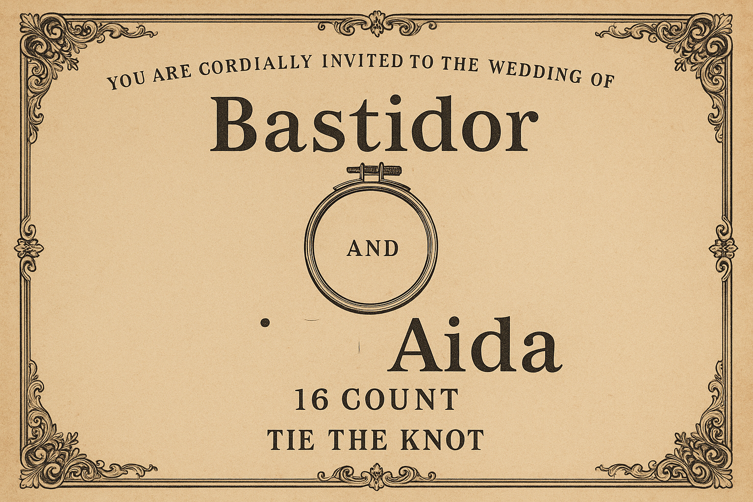 invitacion vintage