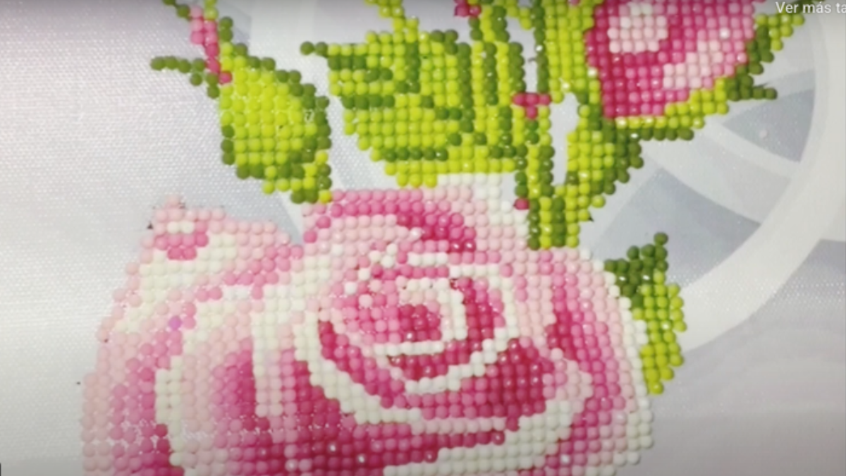 Rose Painting in Diamond Painting