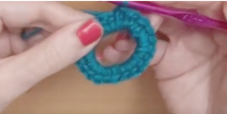 se ha completado todo el rededor del circulo con puntos bajos