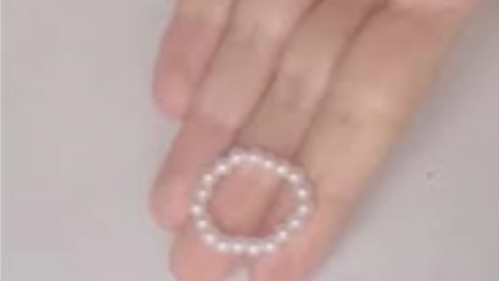 anillo de perlas