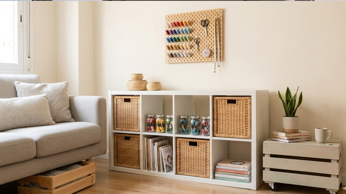 6 ideas de almacenaje low cost en pisos pequeños