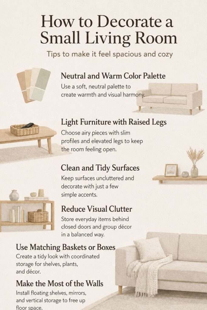 decorate a small living room