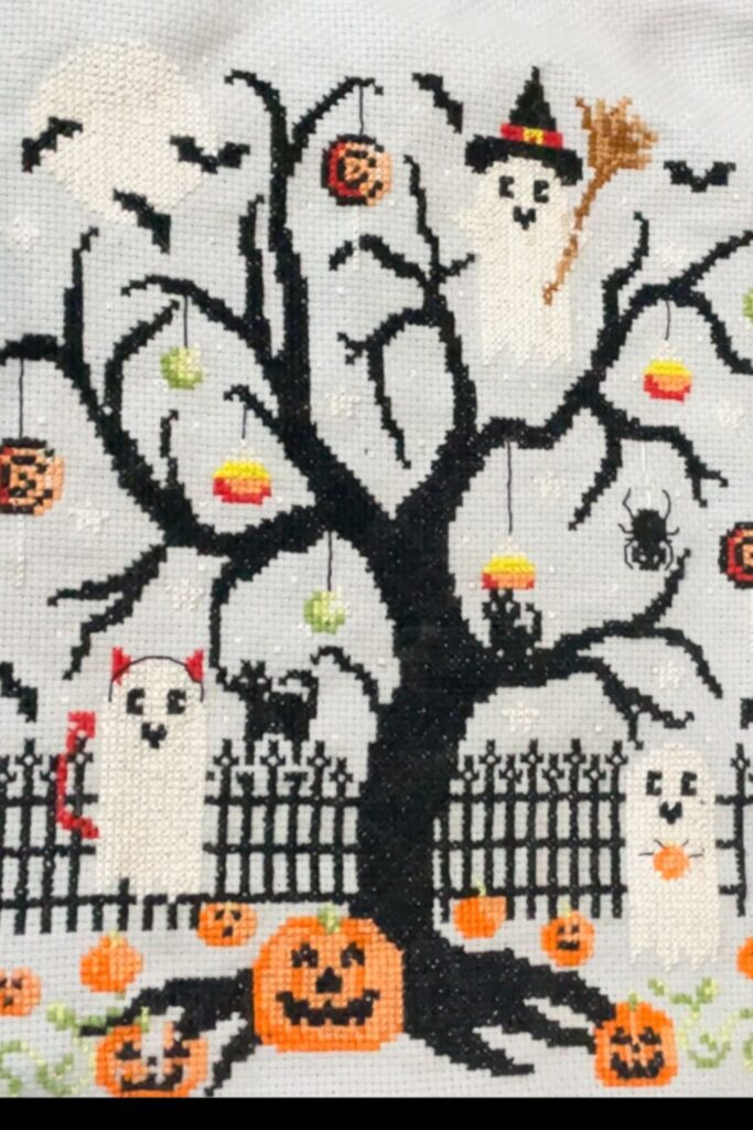 Halloween cross-stitch pattern cuadro de punto de cruz de halloween b Halloween cross-stitch pattern cuadro de punto de cruz de halloween