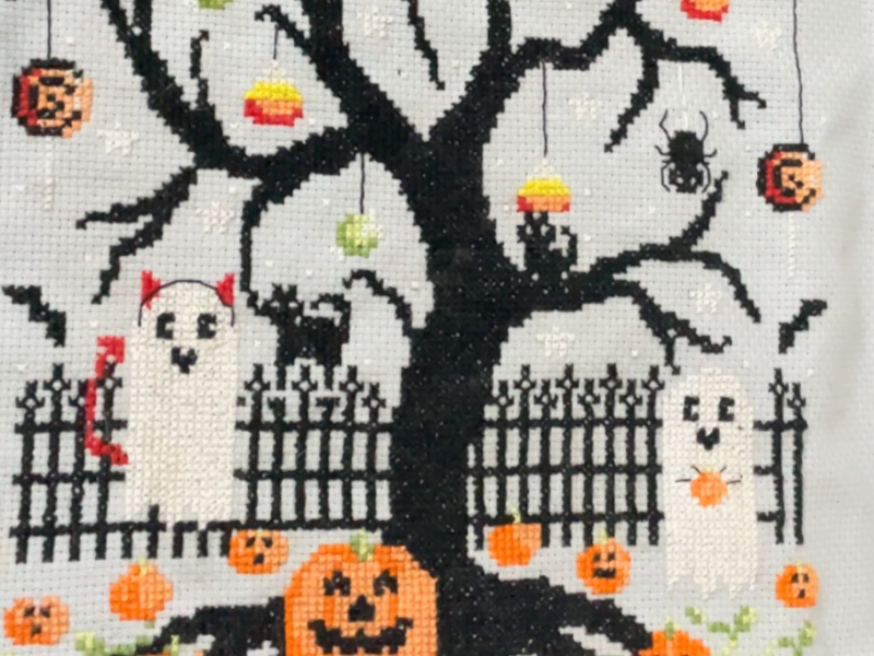Halloween cross-stitch pattern cuadro de punto de cruz de halloween